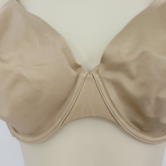 Victorias Secret 34DD Biofit Unlined Full Coverage Bra Beige Underwire Women - Picture 4 of 13